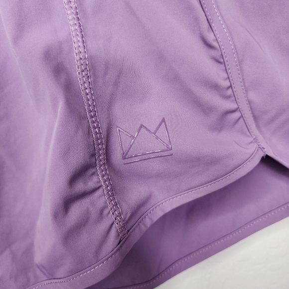 Royal Change Lavender Nylon Running Shorts Size Small - Picture 3 of 7
